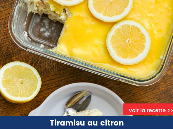 Tiramisu au citron